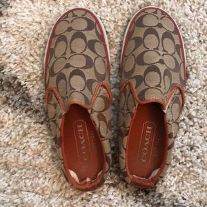 Real Coach slide sneakers